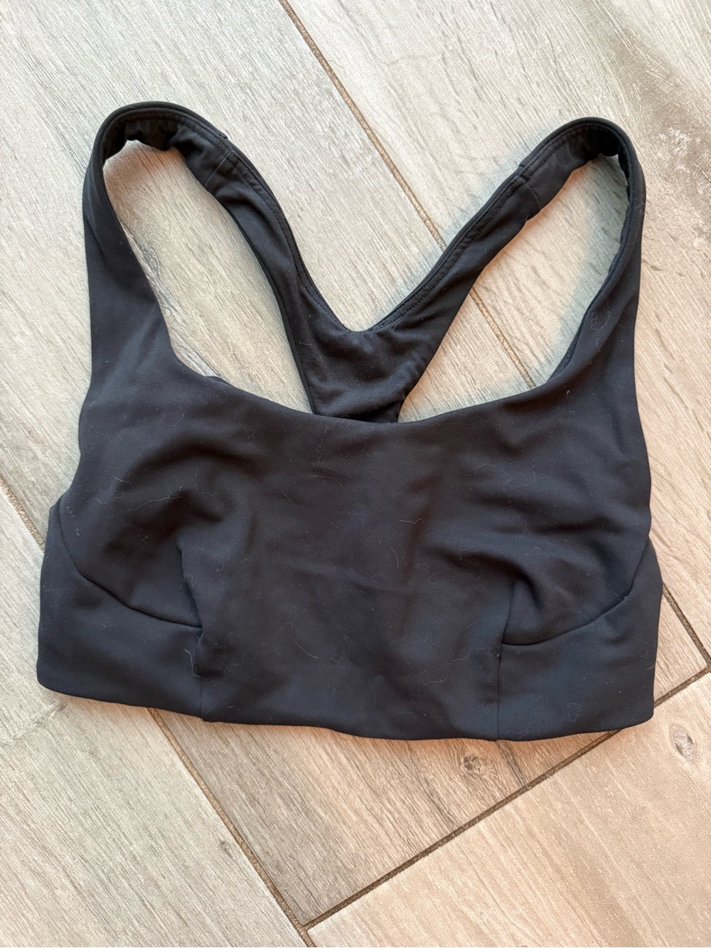lululemon athletica Charcoal Gray Racerback Sports Bra